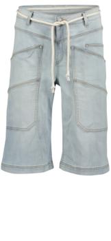 Bermuda Jeans ausgewaschen